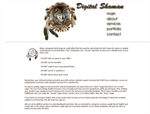 Tablet Screenshot of digitalshaman.net